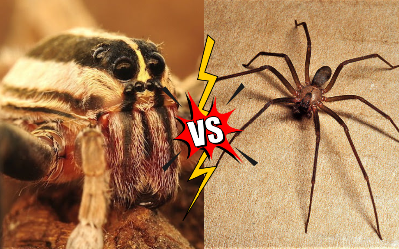 Wolf Spiders vs Brown Recluse Spiders