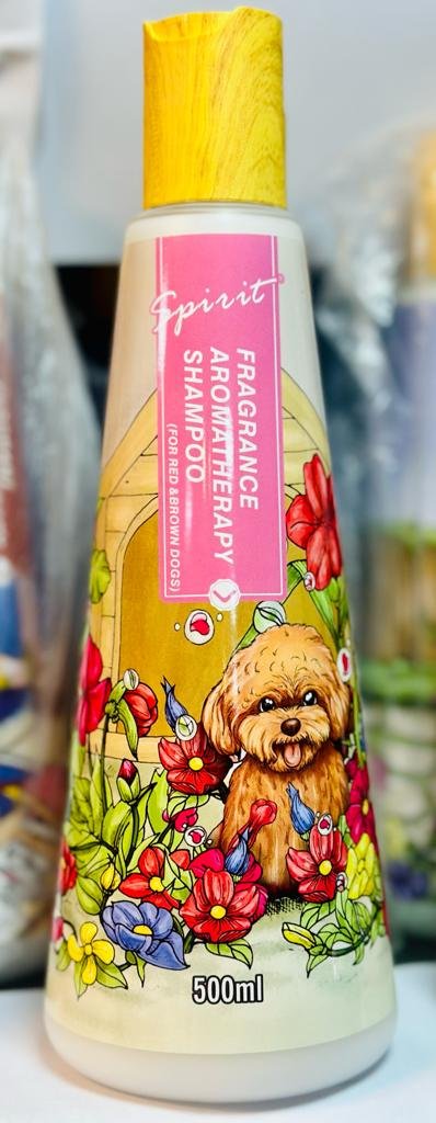 Fragrant Aromatherapy Shampoo For Red and Brown Dogs