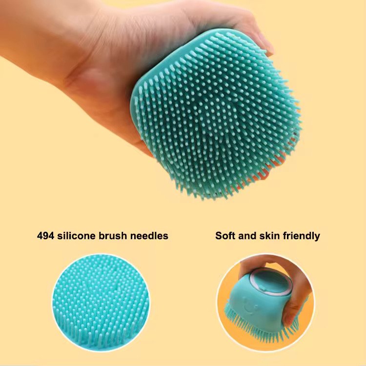 Silicone Brush for pets Washing Massage Shampoo Dispenser 6 Silicone Brush for pets Washing Massage Shampoo Dispenser 6