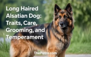 Long Haired Alsatian Dog