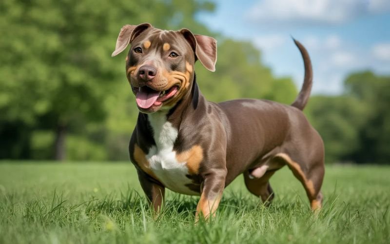 pitbull weiner dog mix