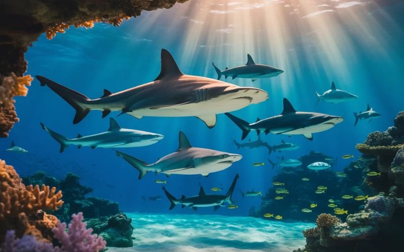 what is a group of sharks called